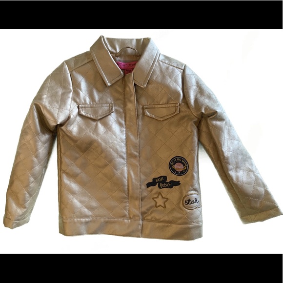 Betsey Johnson Other - NWOT Betsey Johnson Faux Leather Jacket 3T